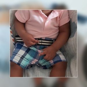 Baby Boy Pique Polo outfit set